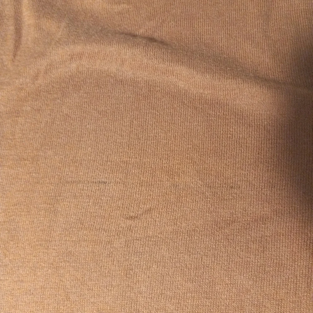 Alan Flusser Mens COTTON Cashmere 1/4 Zip Pullover Sweater RUST BROWN X-LARGE